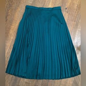 J. Crew Teal Midi Skirt